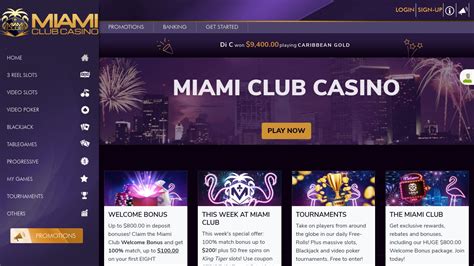 Miami Club Casino: New Miami Club Casino Review & Bonus